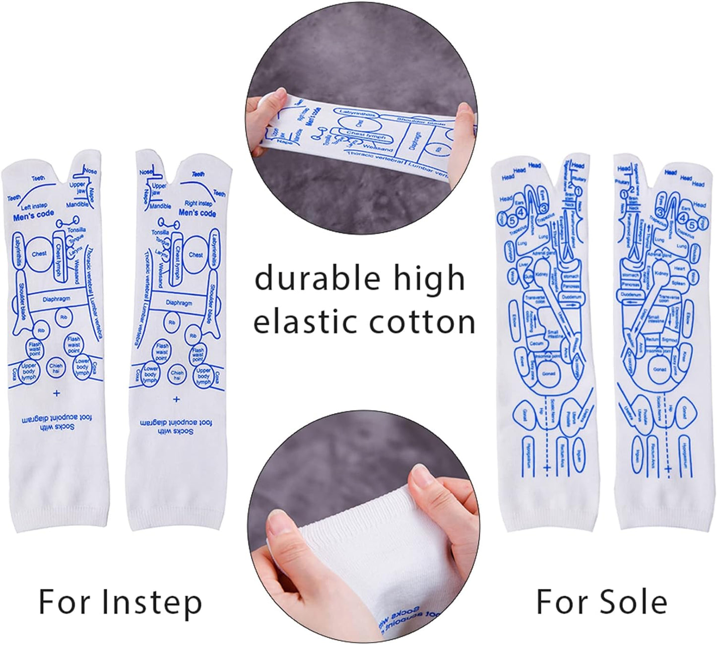 ¡EXCLUSIVO! KIT DE ACUPUNTURA ZENSOCKS (1 MEDIAS + 1 STICK)