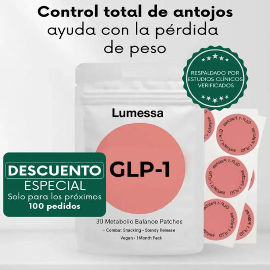 PARCHES LUMESSA CON GLP-1  🔥 Reduce antojos y baja de peso sin pastillas