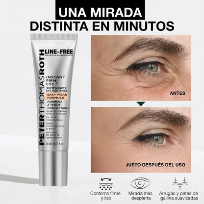 LINE-FREE | TENSOR TEMPORAL + BRUSH | OJOS LIBRES DE ARRUGAS AL INSTANTE 3X1