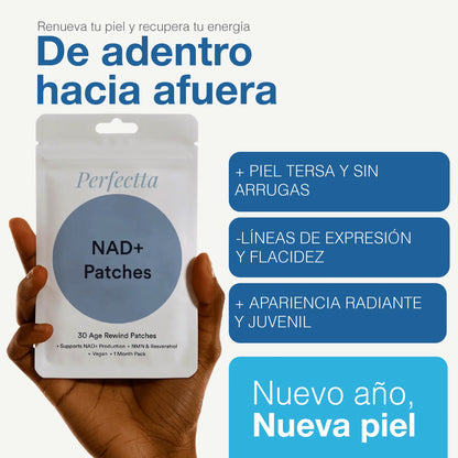 ! PARCHES ANTIENVEJECIMIENTO | NAD+