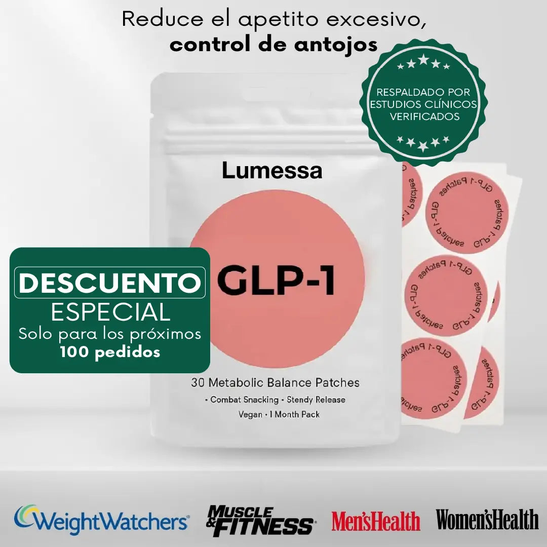 Parches Lumessa con GLP-1 – ¡Comprá 1 y Llevate 3!