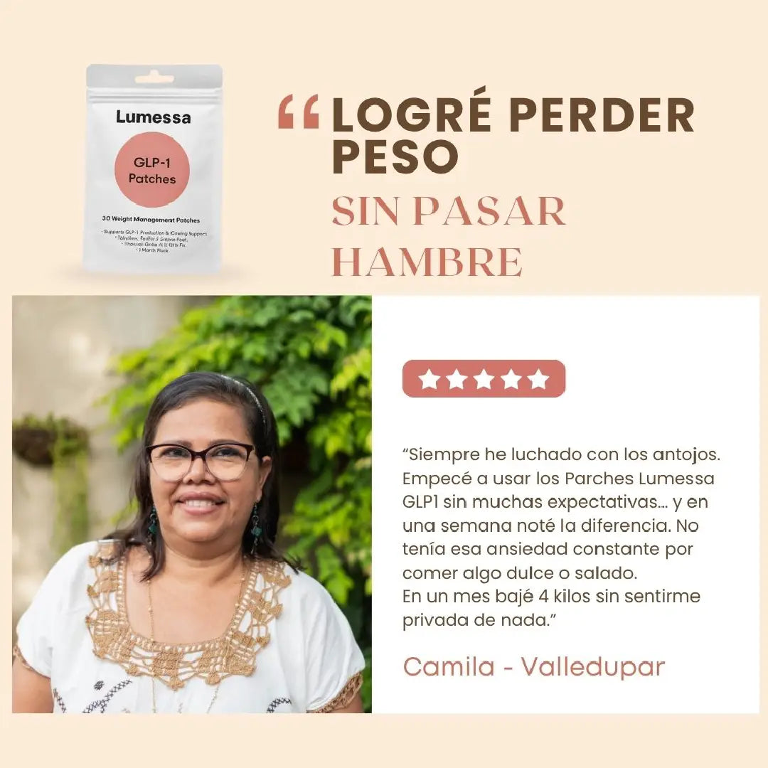 Parches Lumessa con GLP-1 – ¡Comprá 1 y Llevate 3!